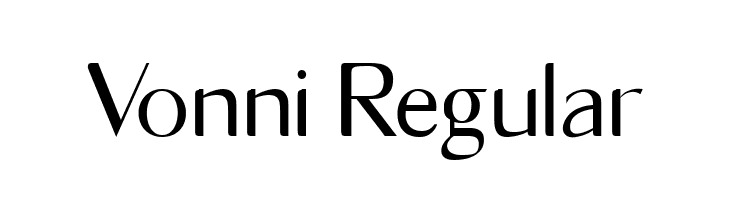 Vonni Regular Font