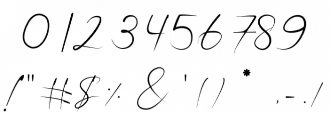 Vontana Font OTHER CHARS