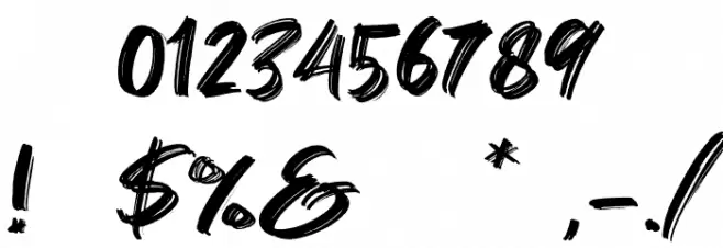 Vontens Font OTHER CHARS