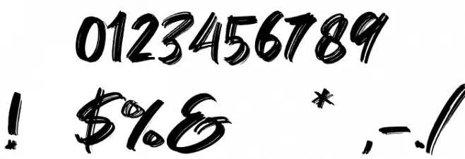 Vontens Font OTHER CHARS