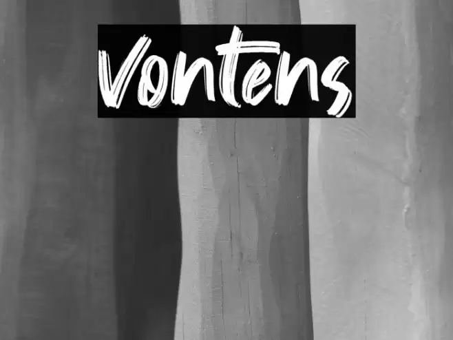Vontens Font examples