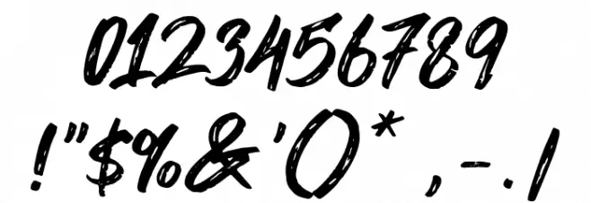 Vontjack Font OTHER CHARS