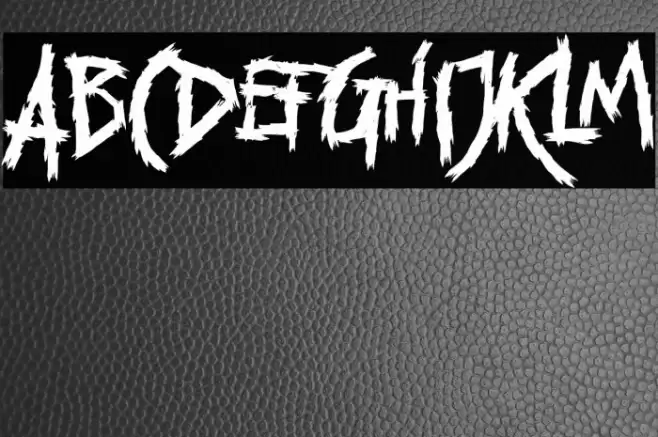 Voodo Dolls Font examples