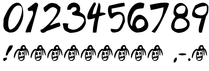 Voodoo-Doll Font OTHER CHARS