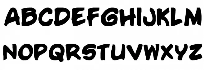 Voodoo-Doll Schriftart Groß