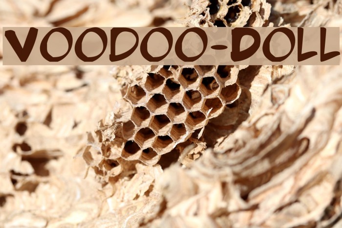 Voodoo-Doll Font examples
