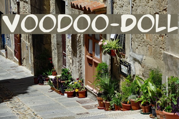Voodoo-Doll Font examples