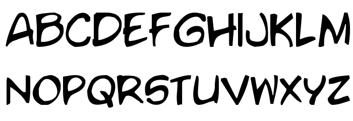 Voodoo-Doll Font LOWERCASE