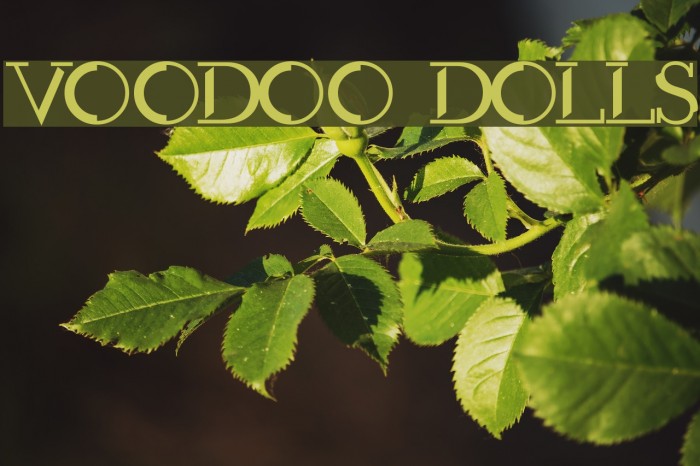 Voodoo Dolls Font examples