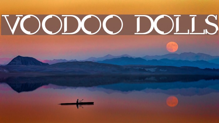 Voodoo Dolls Font examples