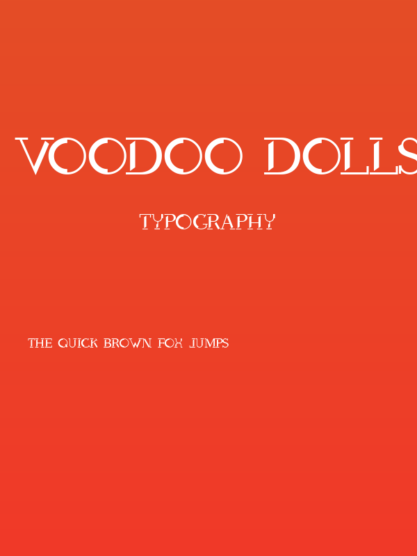 Voodoo Dolls Poster