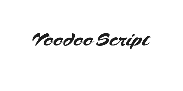 Voodoo Script Logo