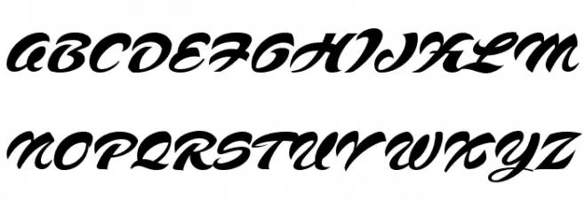 Voodoo Script Fonte MAIÚSCULAS