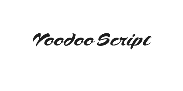 Voodoo Script Logo