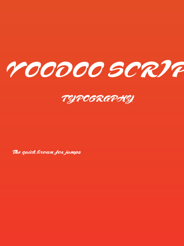 Voodoo Script Poster