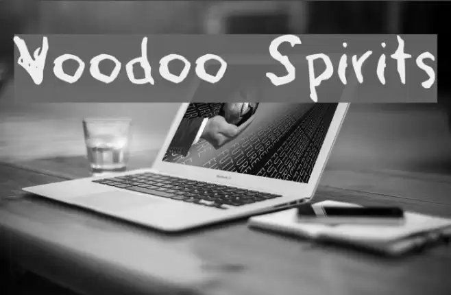 Voodoo Spirits Font examples