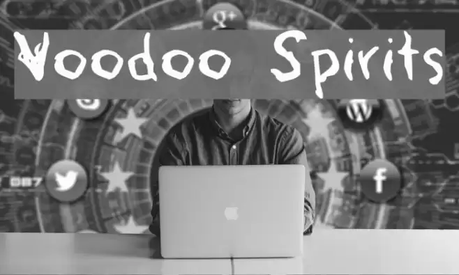 Voodoo Spirits Font examples
