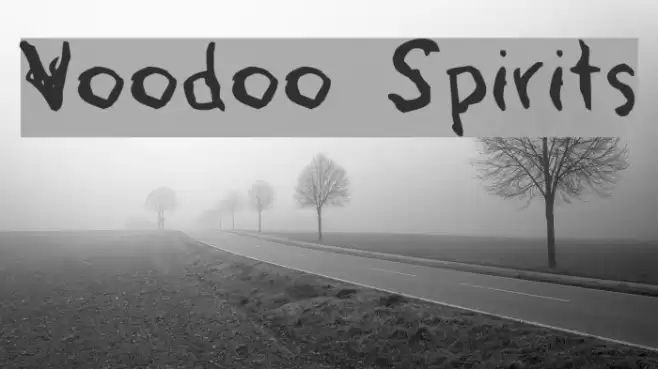 Voodoo Spirits Font examples