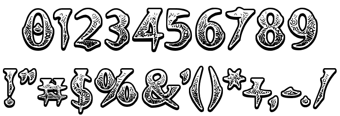 Voodoo Vampire Font OTHER CHARS