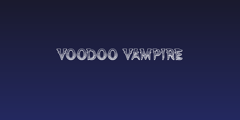 Voodoo Vampire Social Header