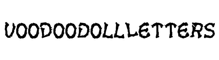 VoodooDollLetters  フリーフォントのダウンロード