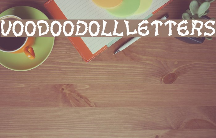 VoodooDollLetters Font examples