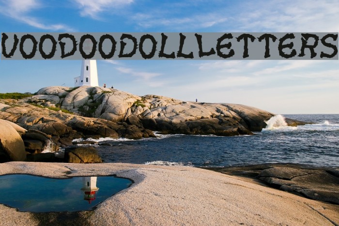 VoodooDollLetters Font examples