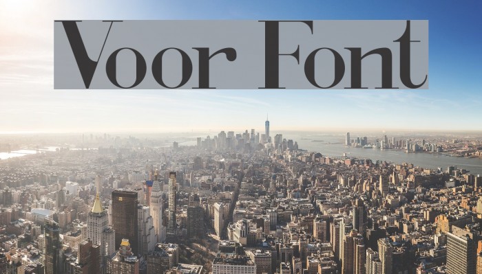 Voor Font examples