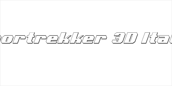 Voortrekker 3D Italic Logo