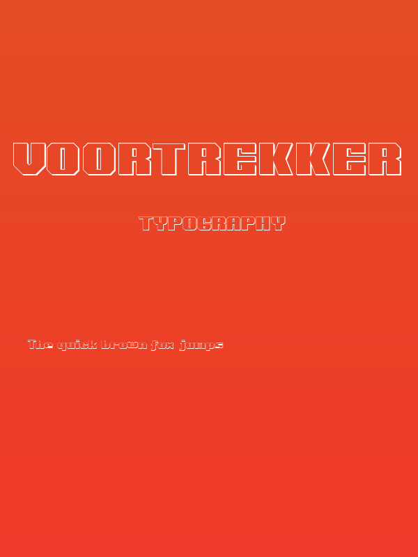 Voortrekker 3D Poster