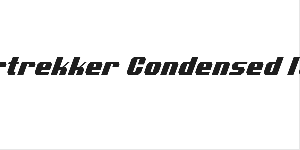 Voortrekker Condensed Italic Logo