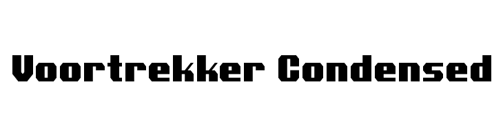 Voortrekker Condensed Font