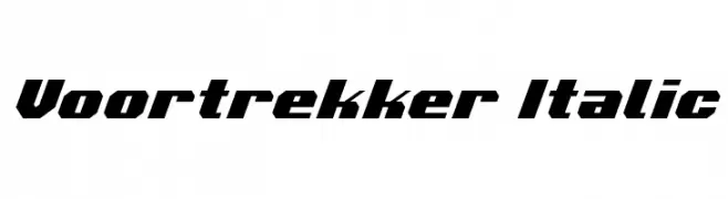 Voortrekker Italic 