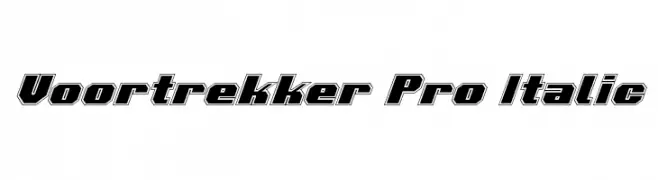 Voortrekker Pro Italic  नि: शुल्क फ़ॉन्ट्स डाउनलोड