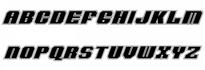 Voortrekker Pro Italic フォント 大文字