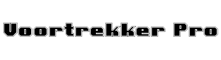 Voortrekker Pro  Frei Schriftart Herunterladen