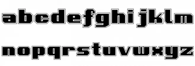 Voortrekker Pro Font Litere mici