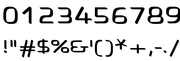 Voras Font OTHER CHARS