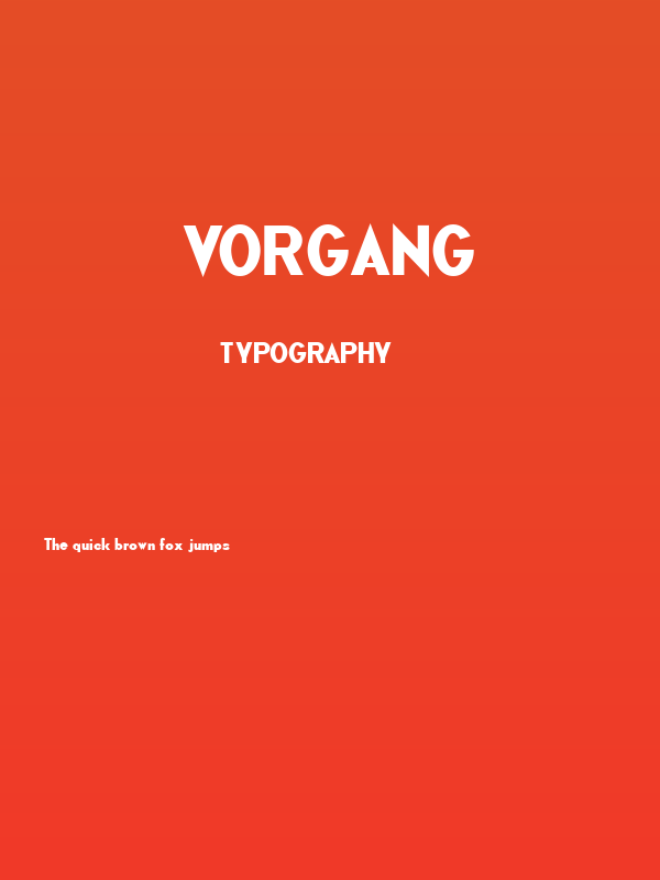Vorgang Poster