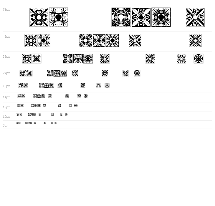 Vorlagen Regular Waterfall