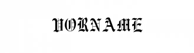Vorname  baixar fontes gratis