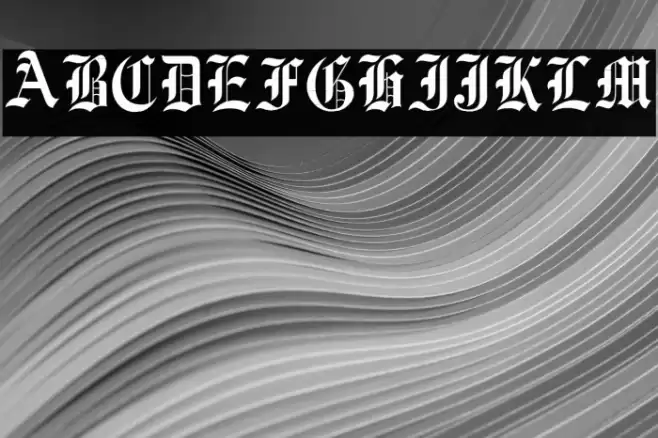 Vorname Font examples