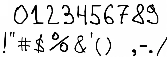 VoronovFont Font OTHER CHARS