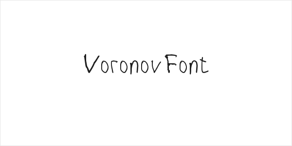 VoronovFont Logo