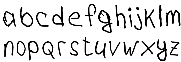 VoronovFont Font LOWERCASE