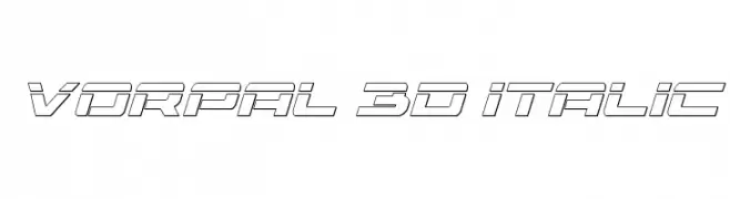 Vorpal 3D Italic 