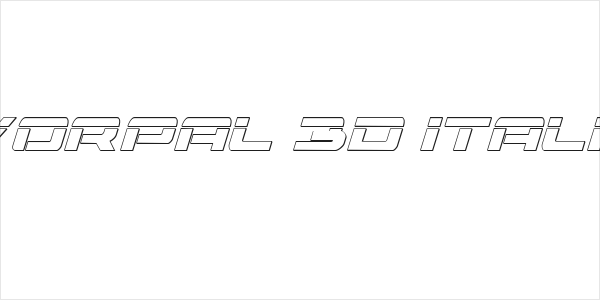 Vorpal 3D Italic Logo