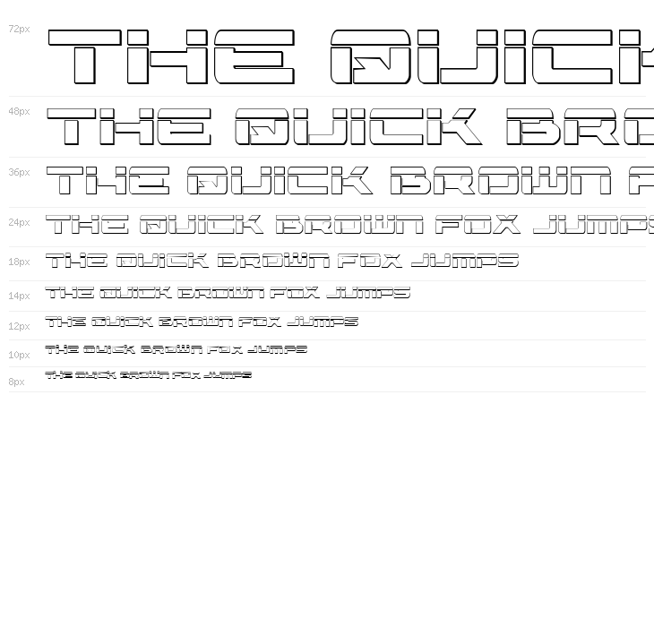 Vorpal 3D Regular Waterfall