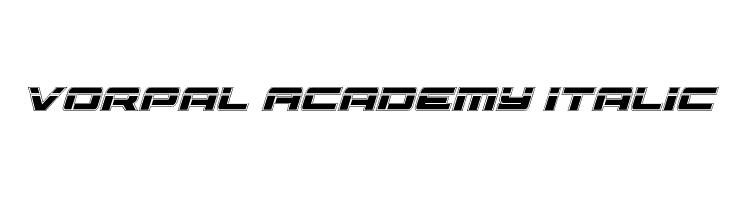 Vorpal Academy Italic  font caratteri gratis
