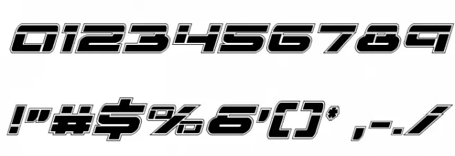 Vorpal Academy Italic Font OTHER CHARS